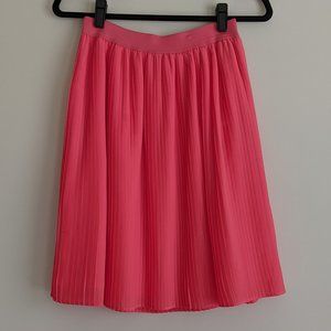 Merona Coral Pleated Midi Skirt